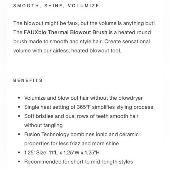 Calista FAUXblo Thermal Brush - Picture 6 of 7